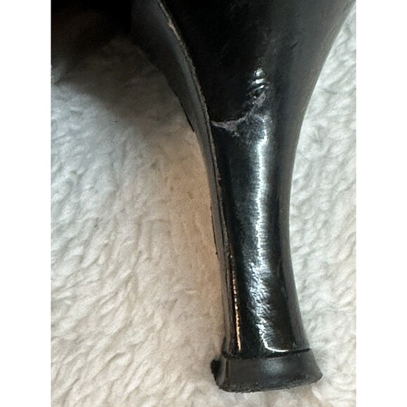 Burberry Nova Check Leather Pumps Heels 3” Size 7.5 US 38 EUR Black ***Flaws*** - Picture 15 of 16